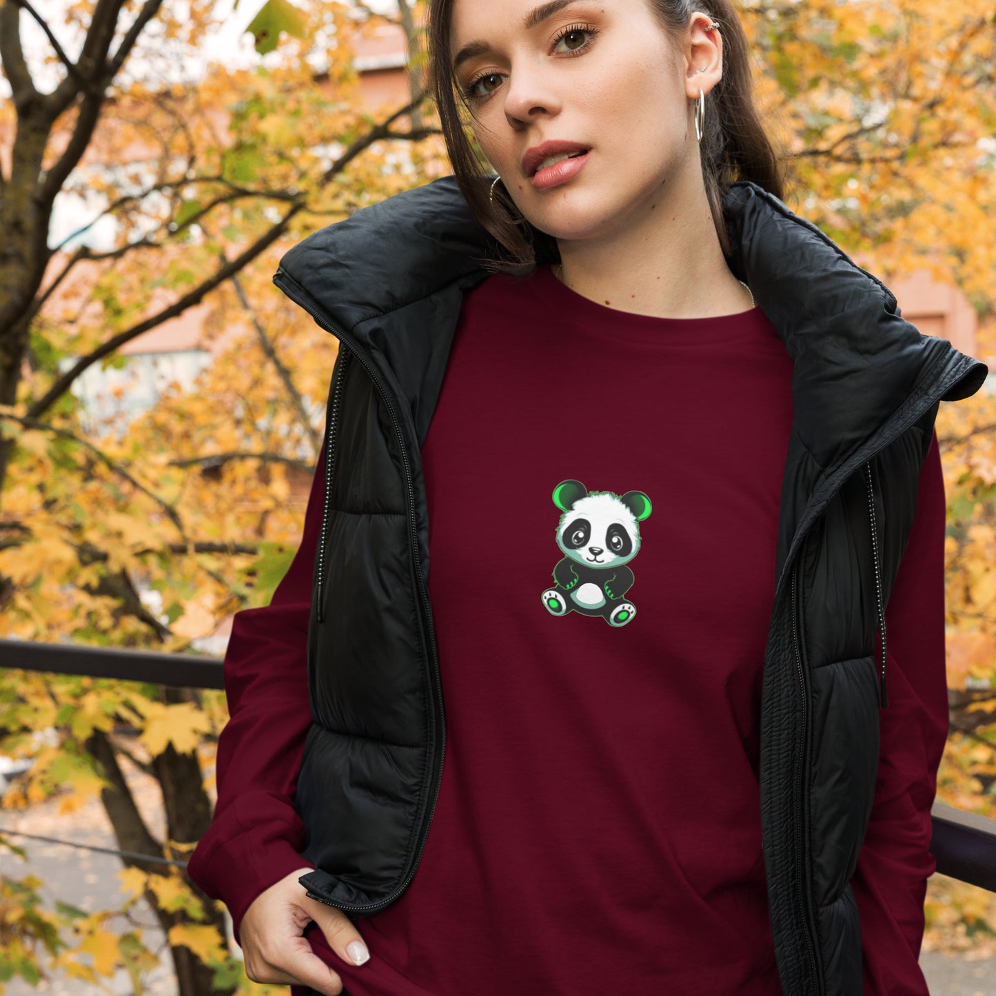KBBNG Panda Long Sleeve Tee
