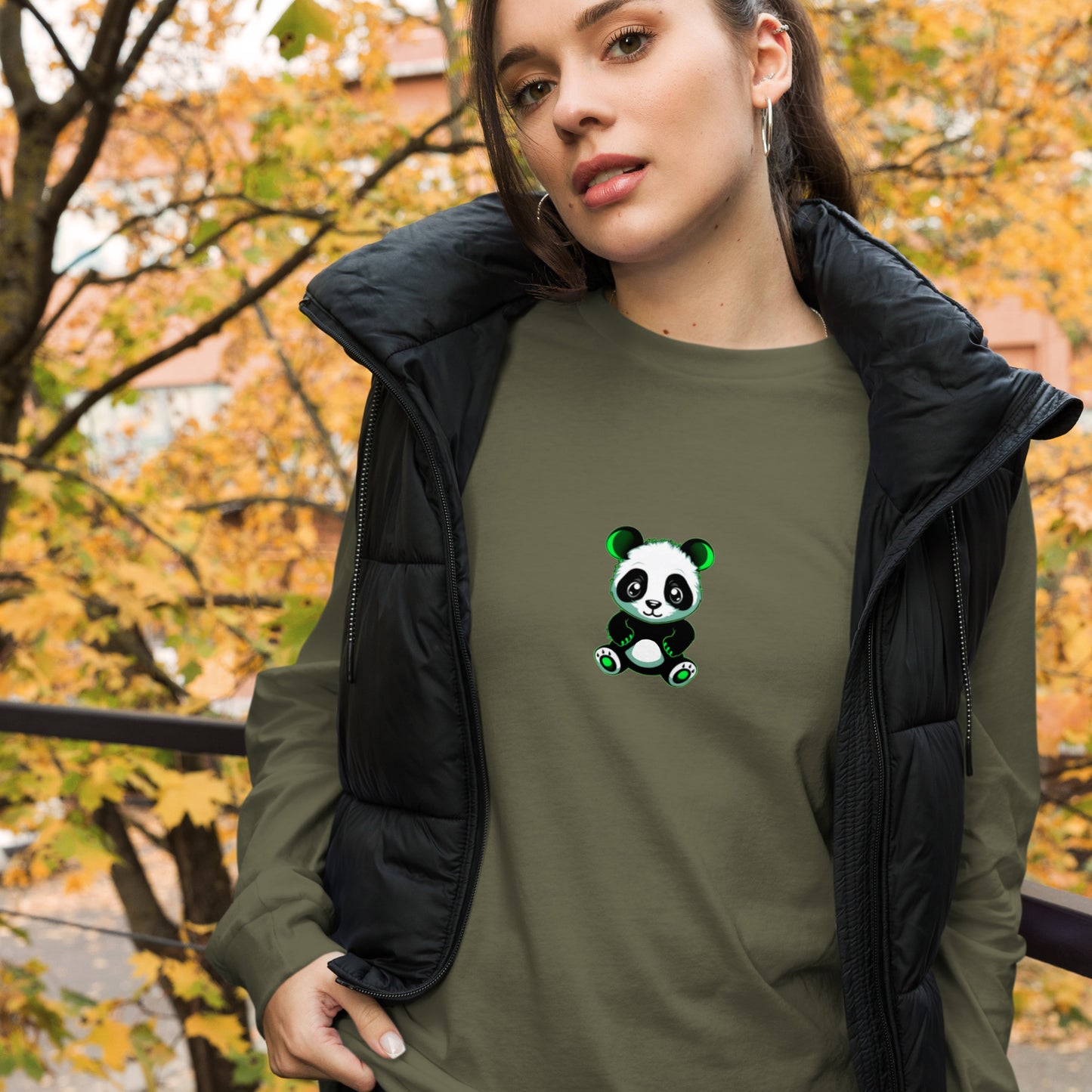 KBBNG Panda Long Sleeve Tee