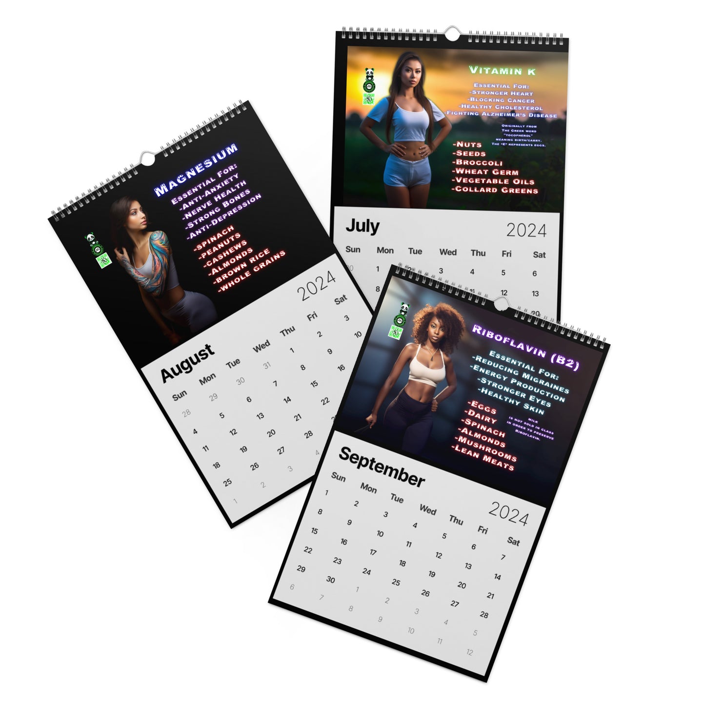 "Strength & Beauty" Wall Calendar (2024)