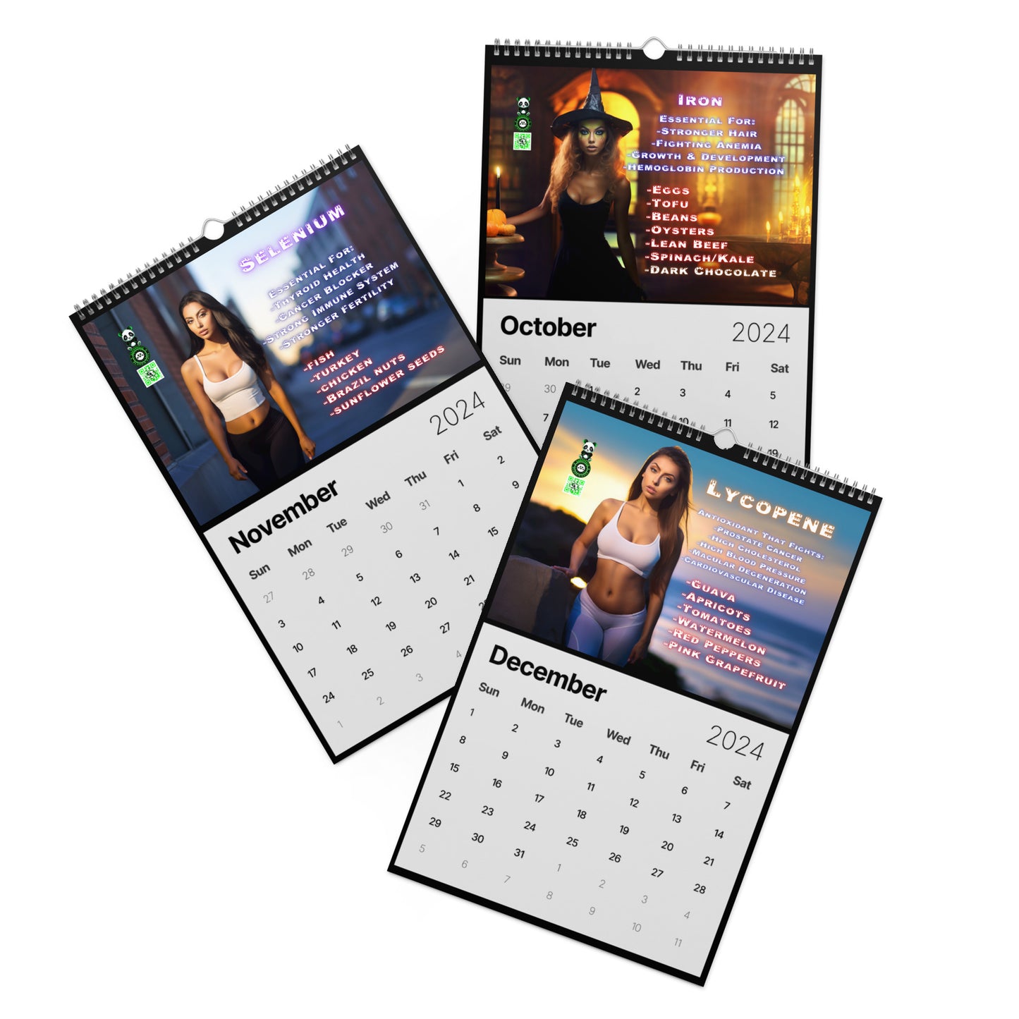 "Strength & Beauty" Wall Calendar (2024)