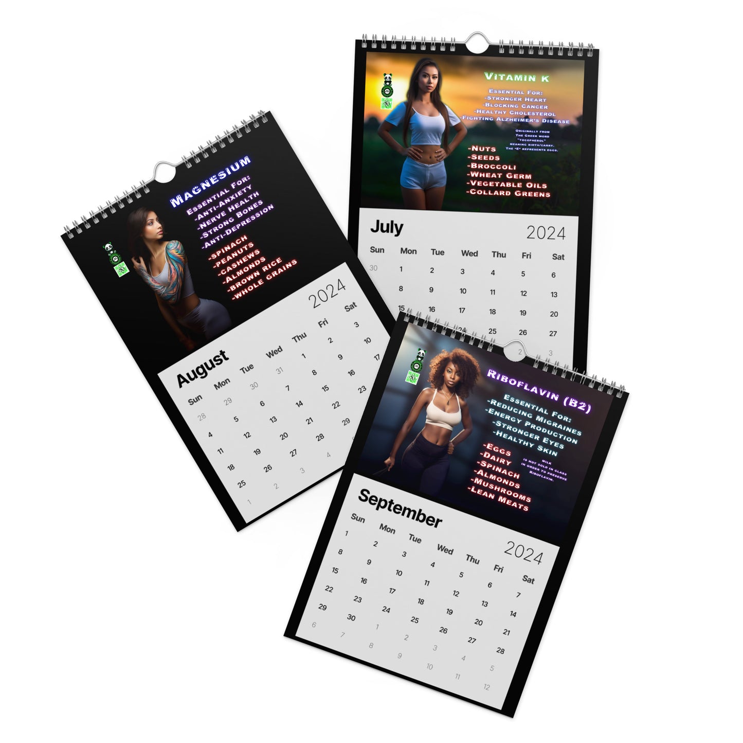 "Strength & Beauty" Wall Calendar (2024)