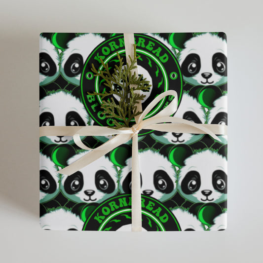 KBBNG Panda Wrapping Paper Sheets