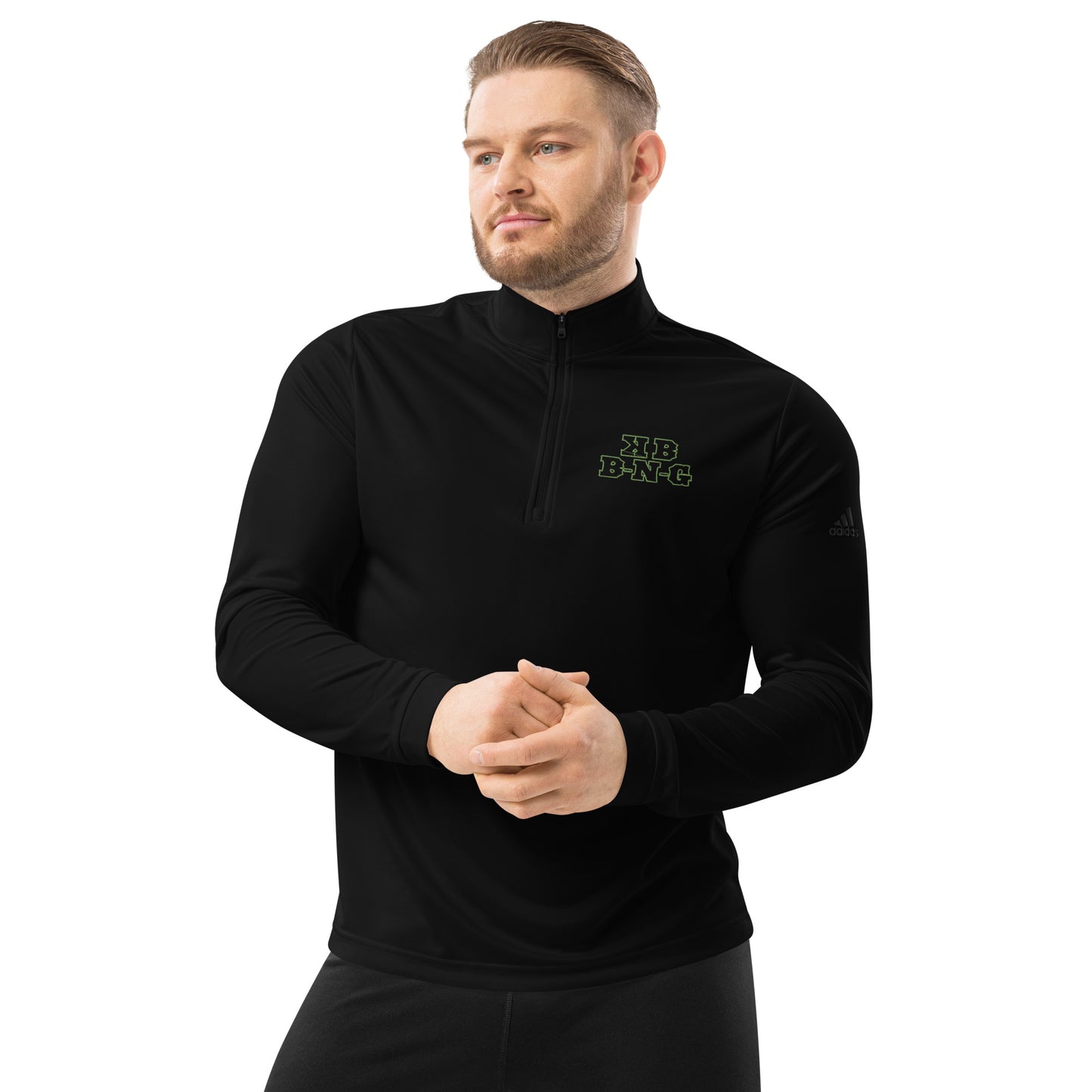 Adidas Green KBBNG Quarter Zip Pullover