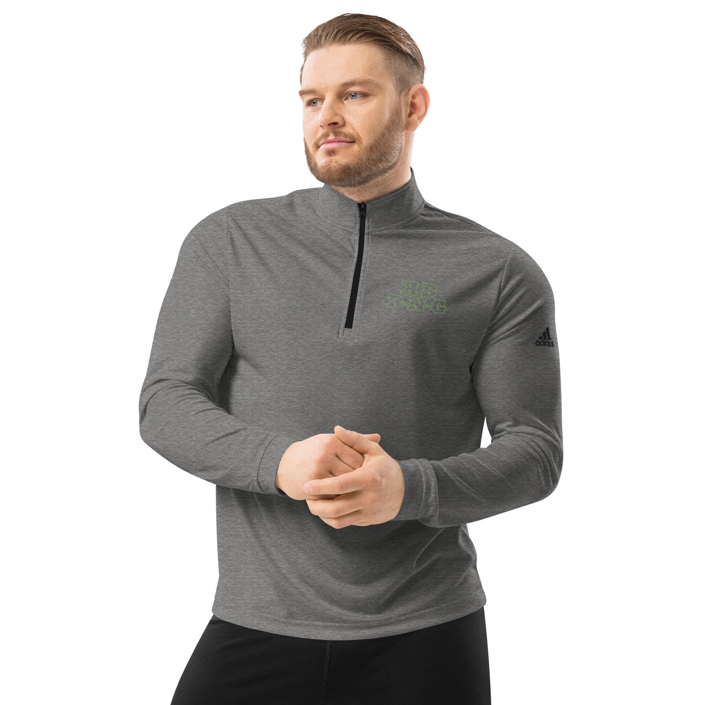 Adidas Green KBBNG Quarter Zip Pullover