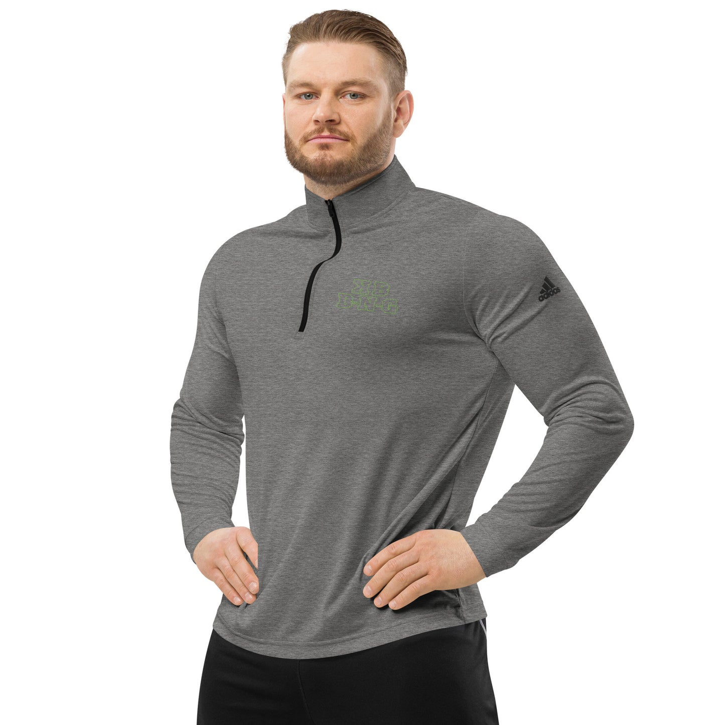 Adidas Green KBBNG Quarter Zip Pullover
