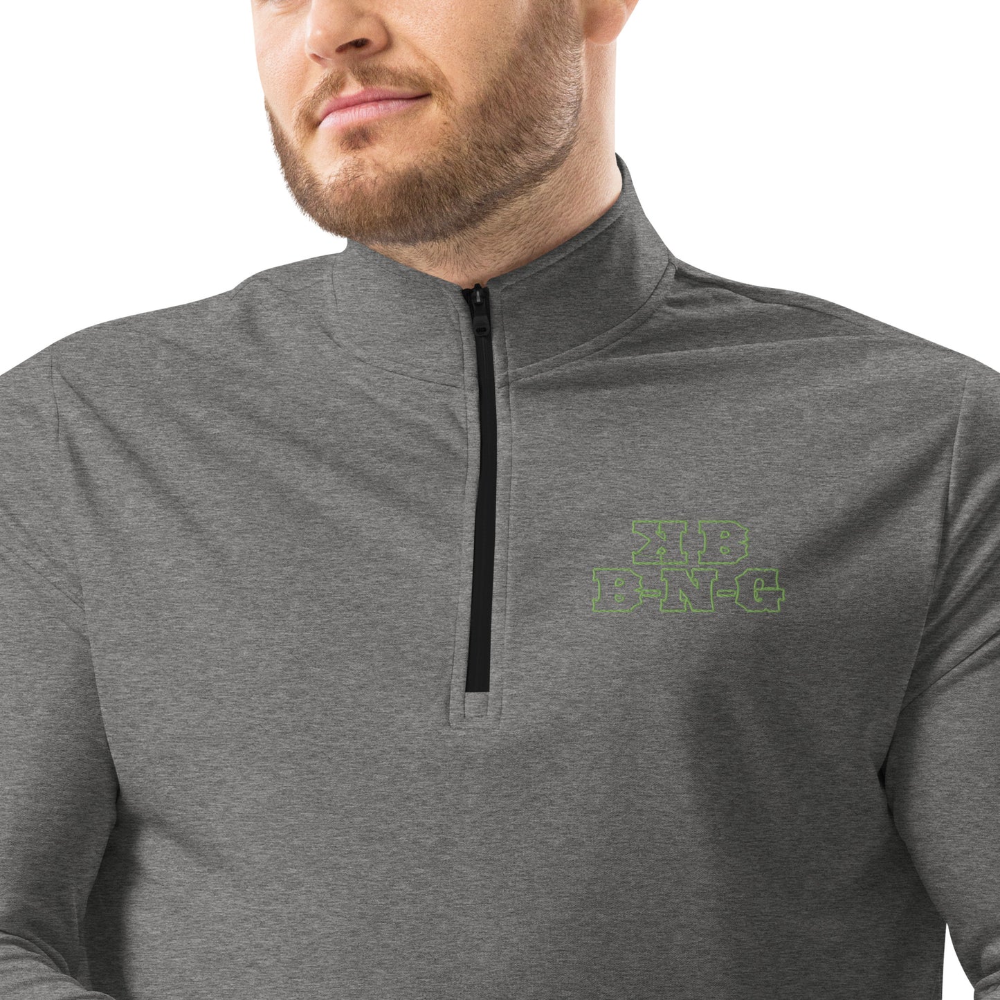 Adidas Green KBBNG Quarter Zip Pullover