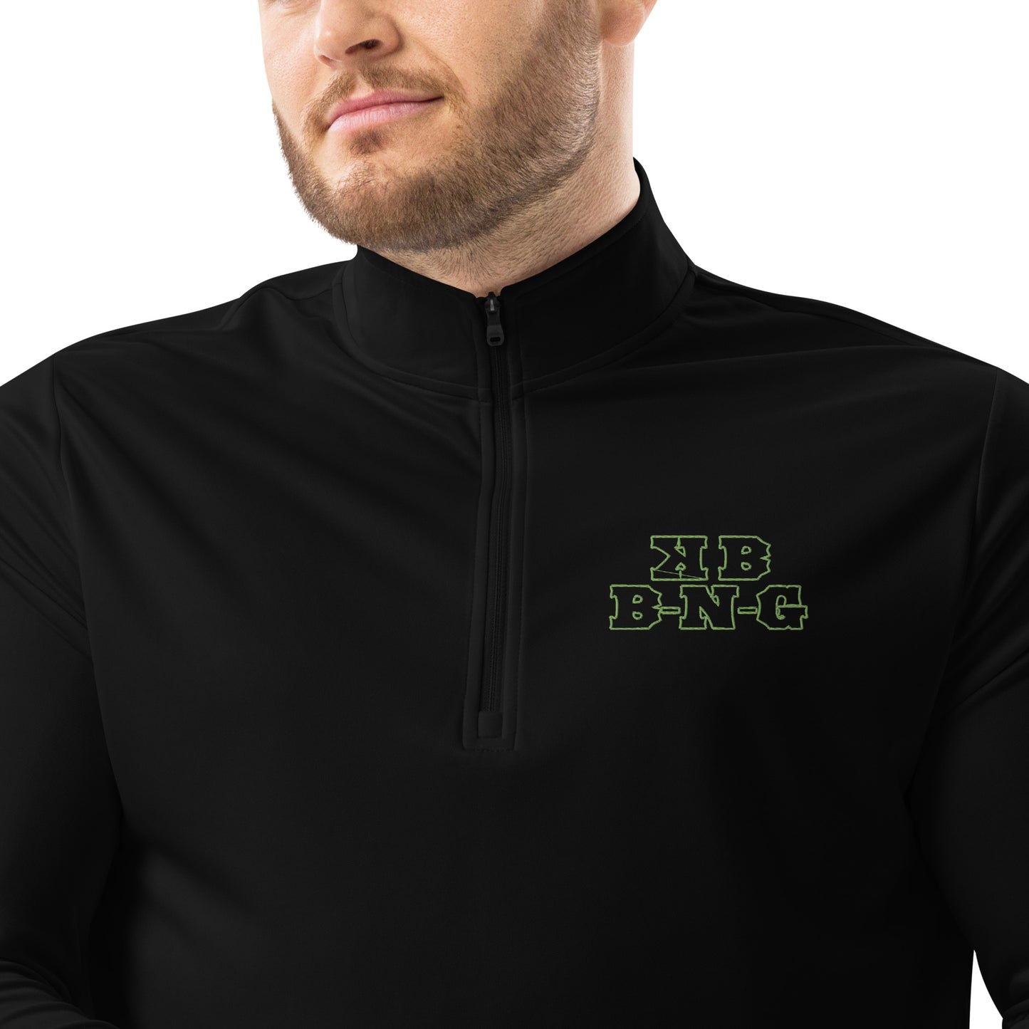 Adidas Green KBBNG Quarter Zip Pullover