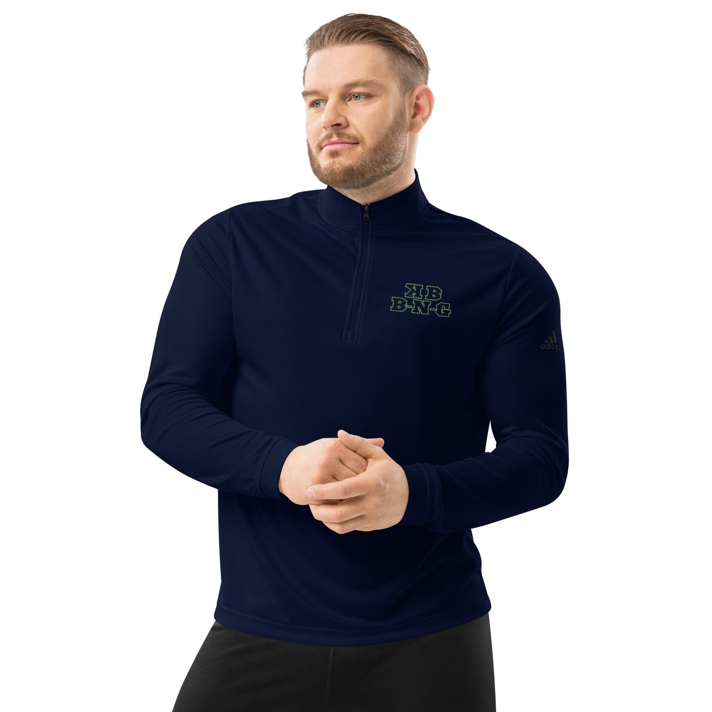 Adidas Green KBBNG Quarter Zip Pullover