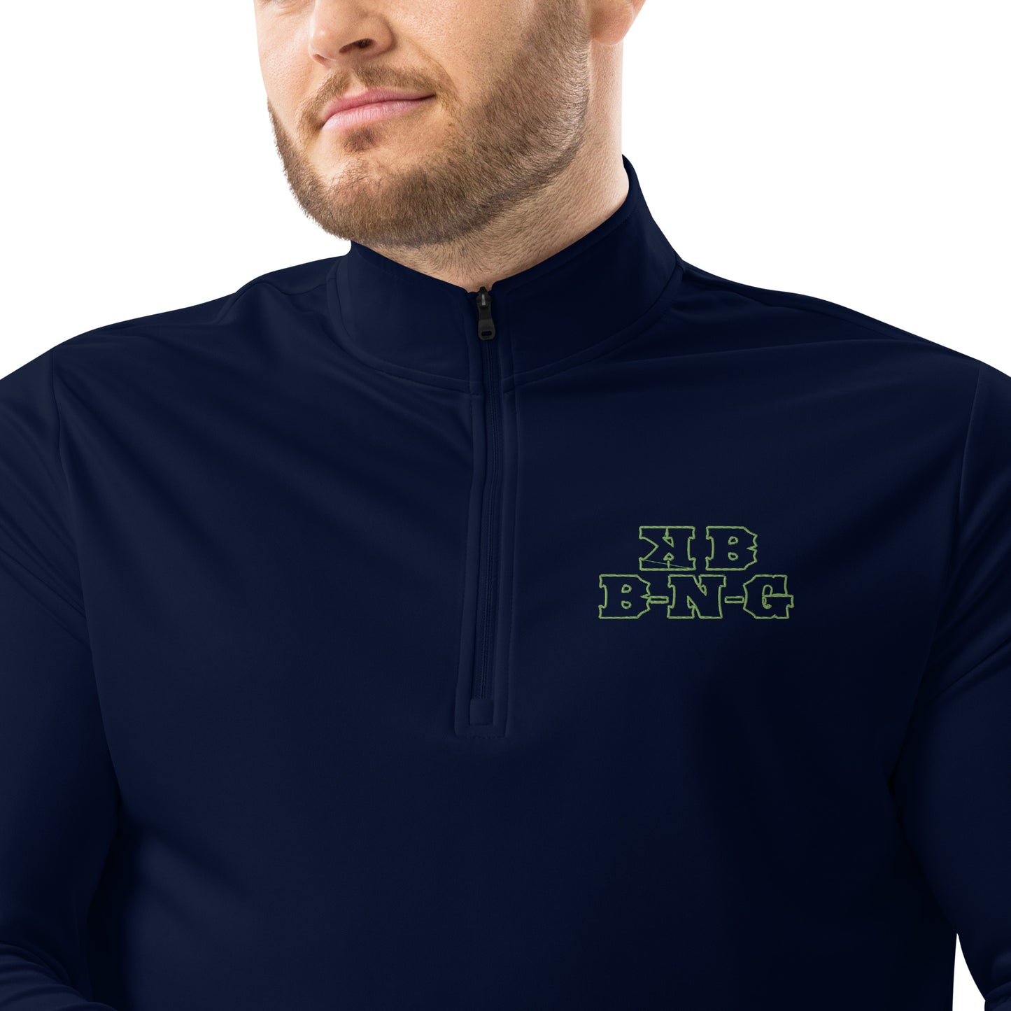 Adidas Green KBBNG Quarter Zip Pullover