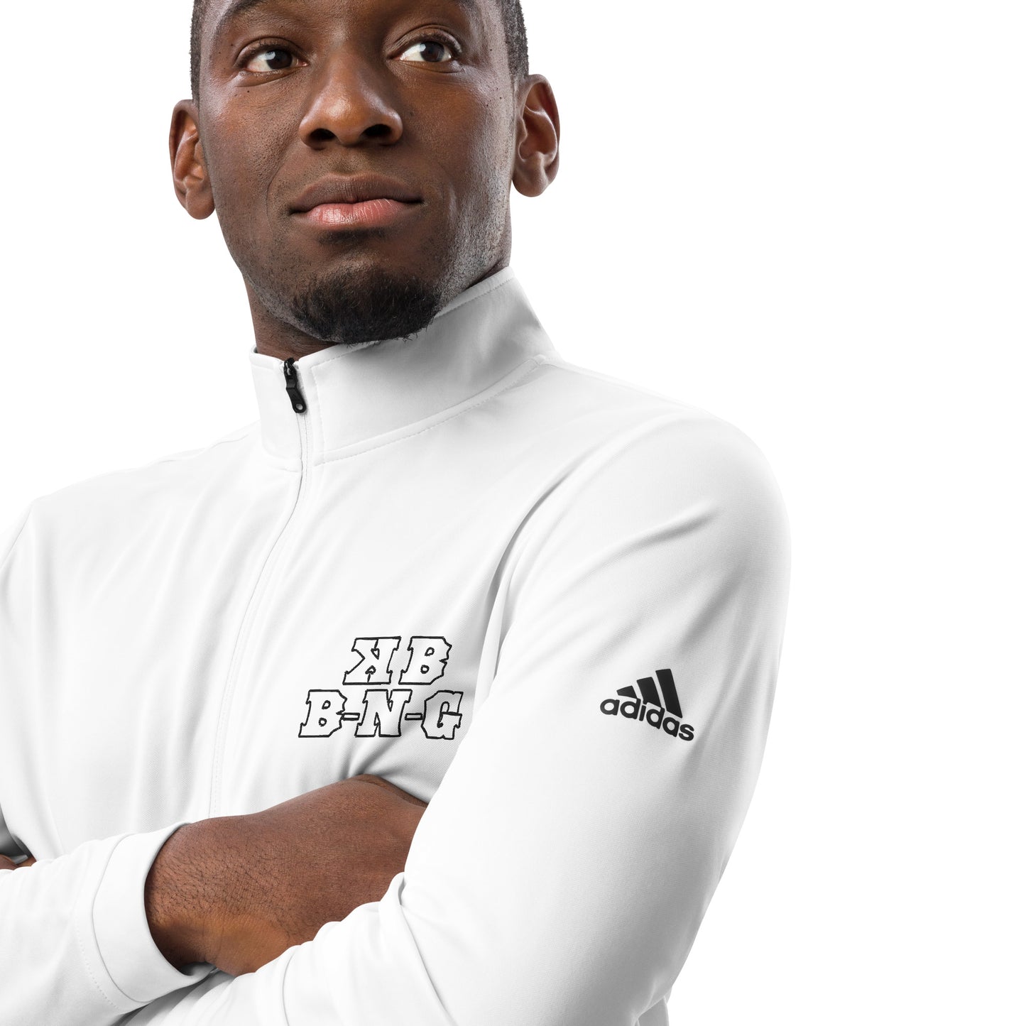 Adidas KBBNG White Quarter Zip Pullover