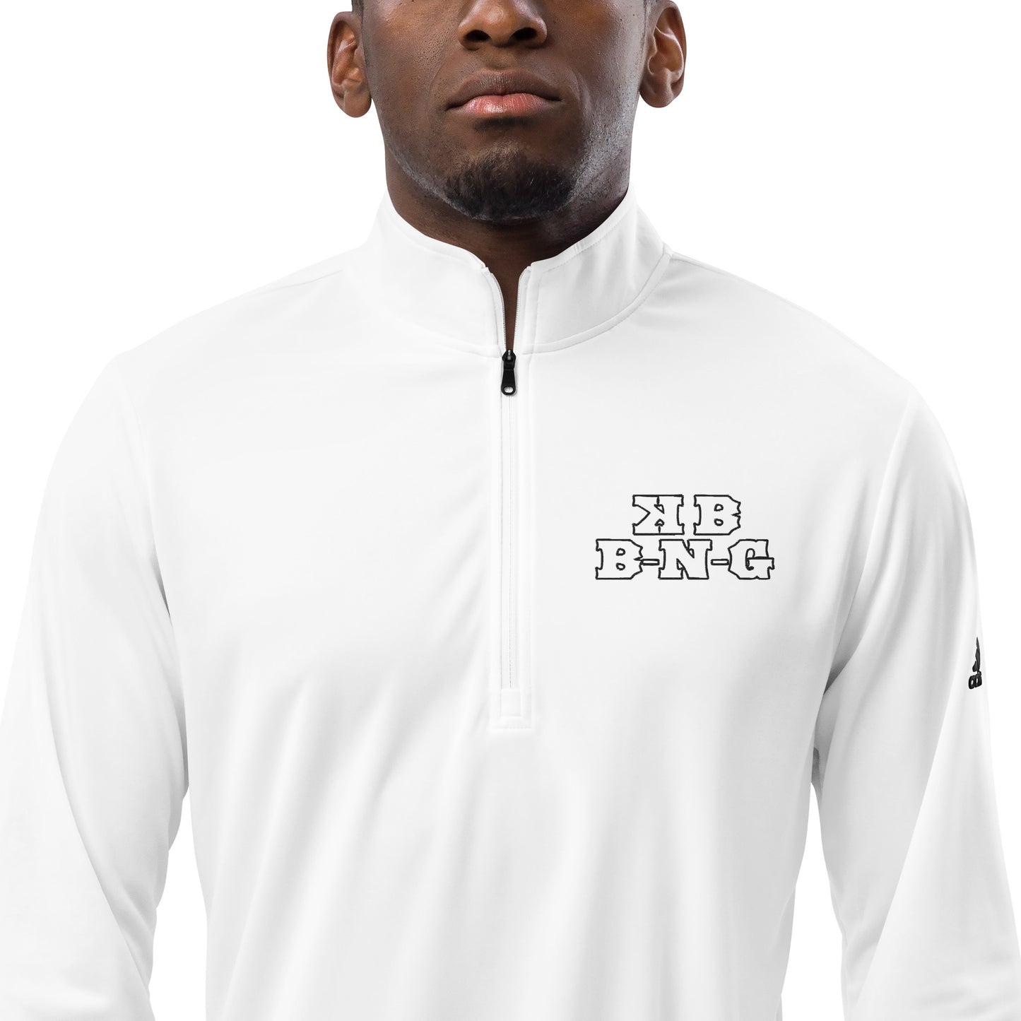 Adidas KBBNG White Quarter Zip Pullover