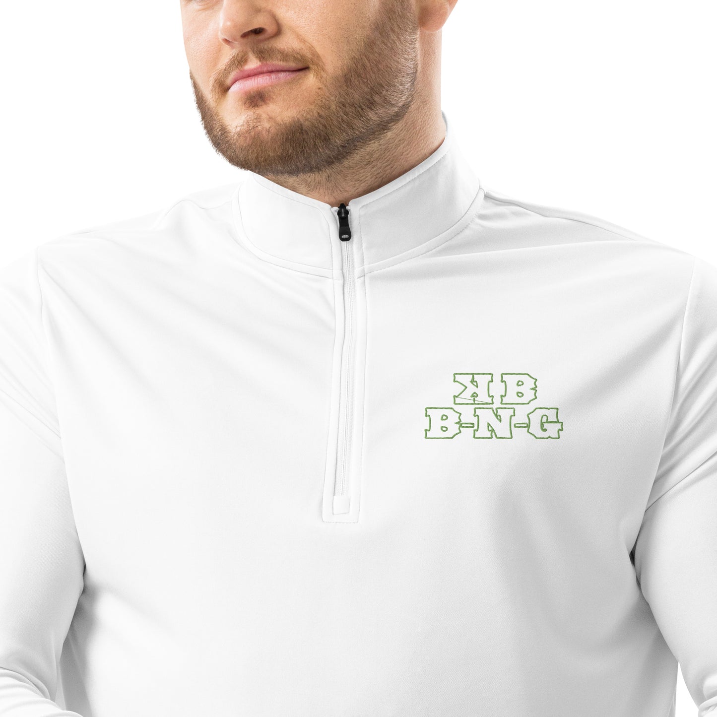 Adidas Green KBBNG Quarter Zip Pullover
