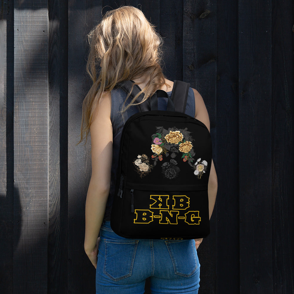 Flowered Backpack