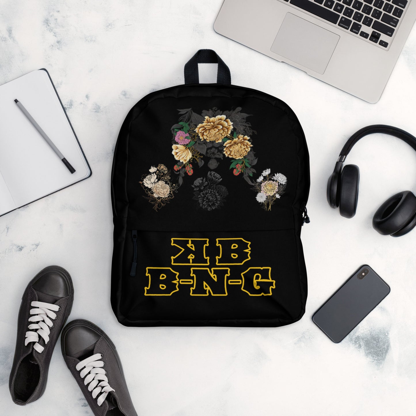 Flowered Backpack