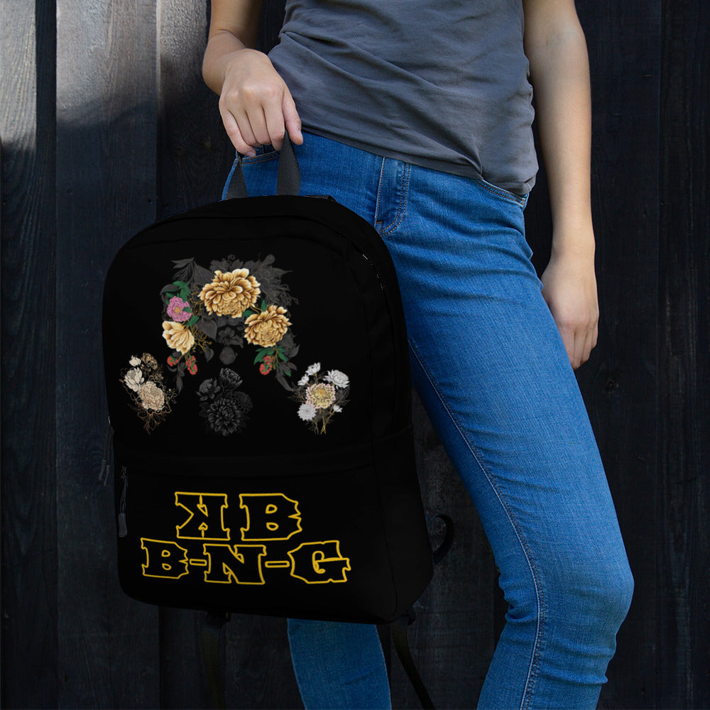 Flowered Backpack