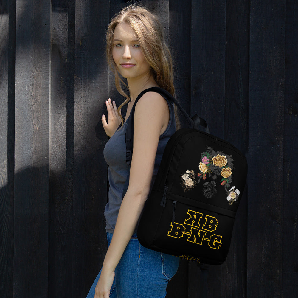 Flowered Backpack