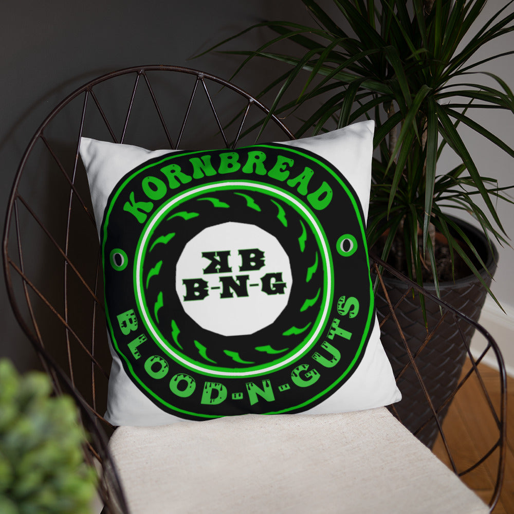 KBBNG Badge White Pillow