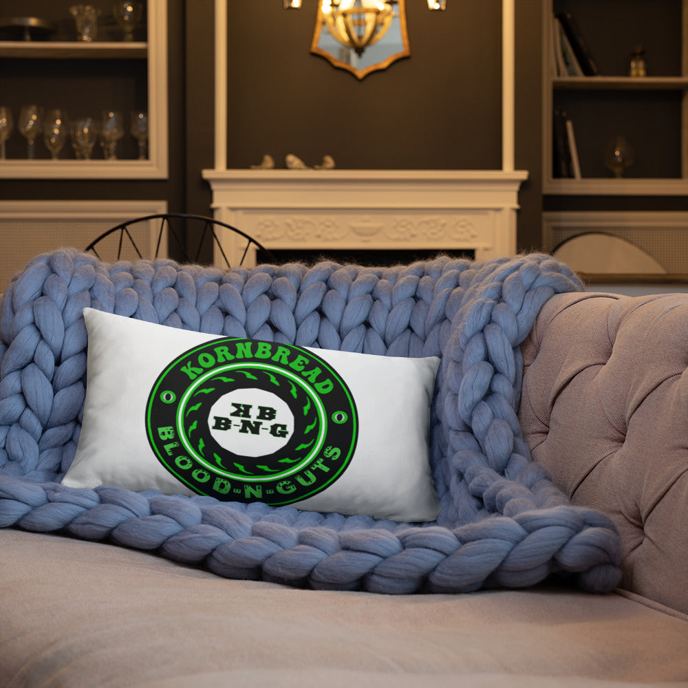 KBBNG Badge White Pillow