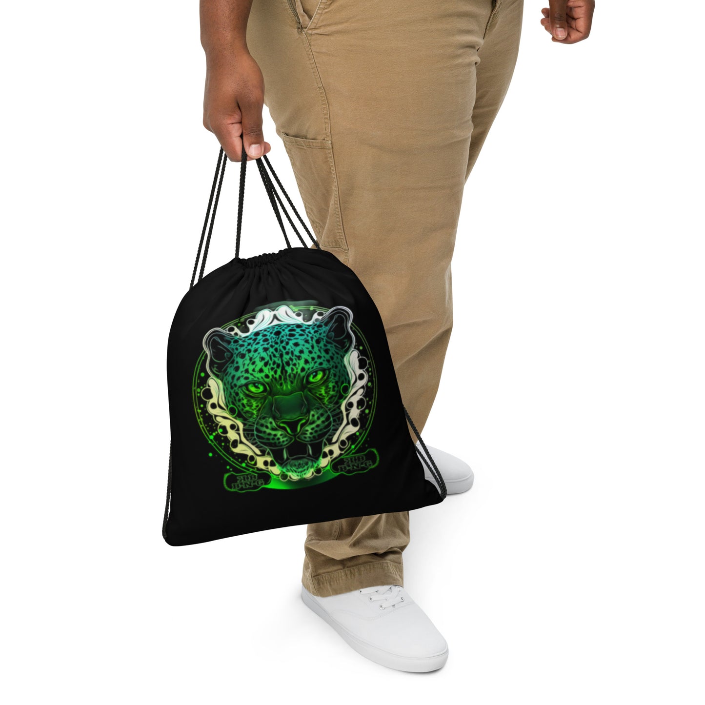 Jarring Jaguar Drawstring Bag