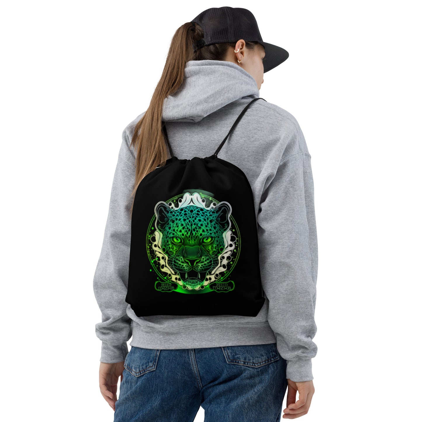 Jarring Jaguar Drawstring Bag