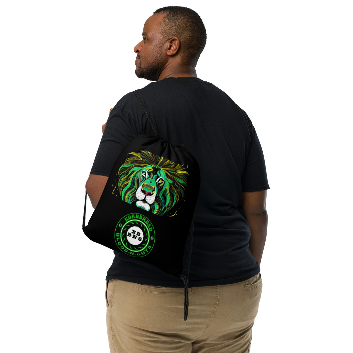 "Are You Lion?" Drawstring Bag+