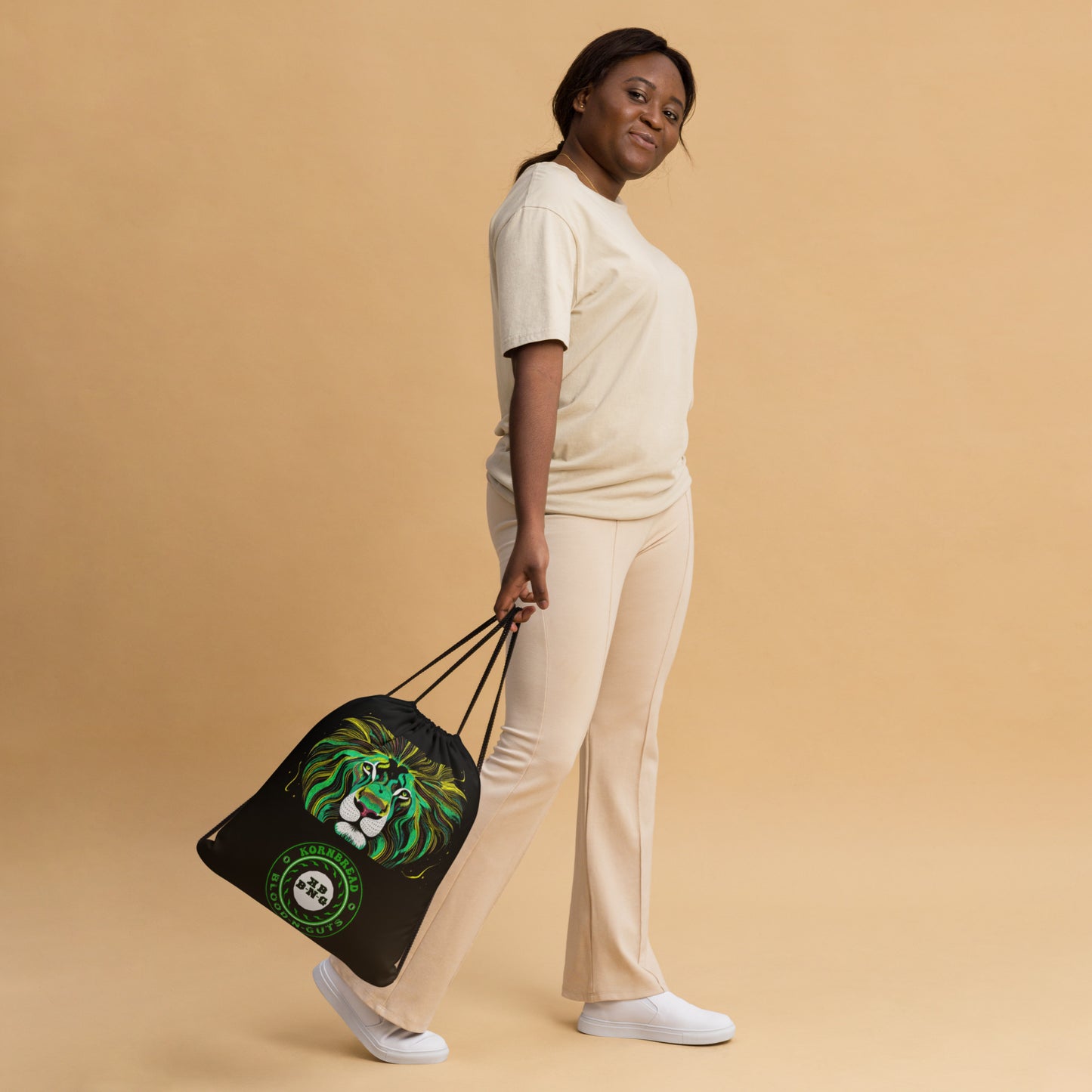"Are You Lion?" Drawstring Bag+