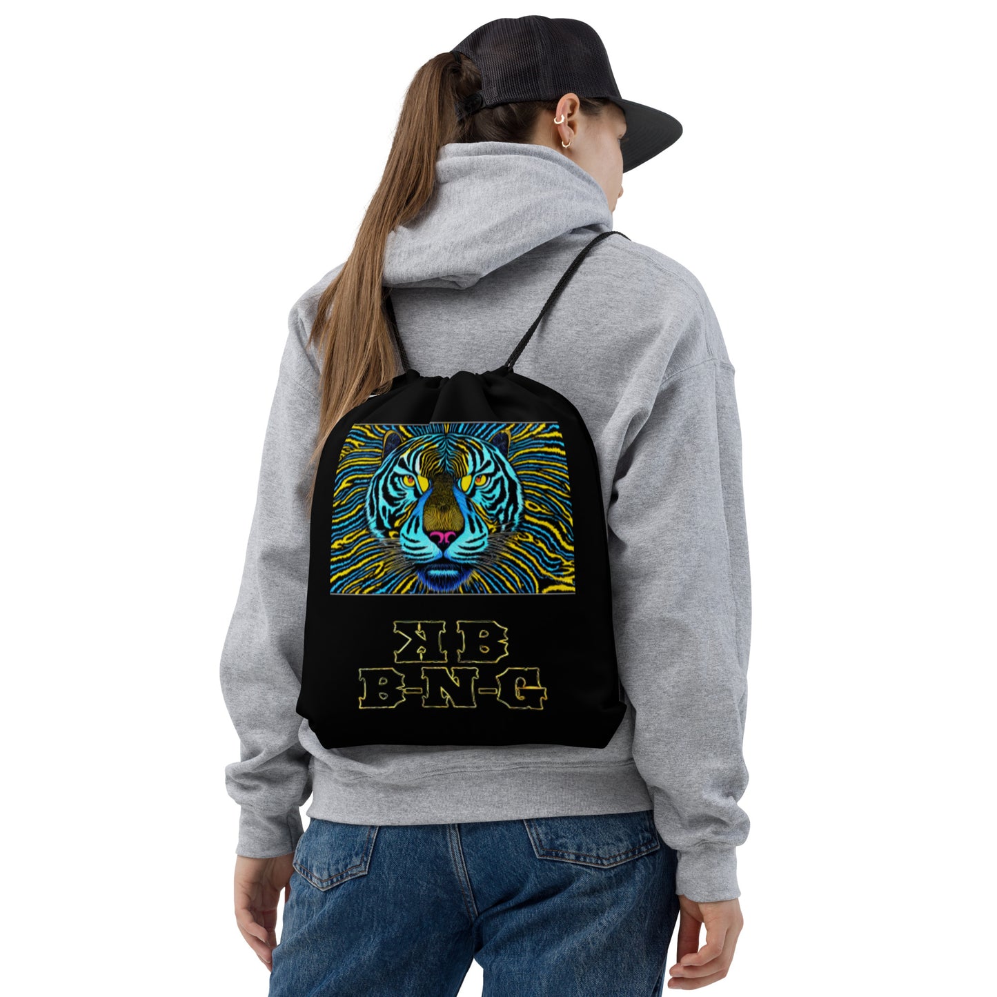 Tigress Drawstring Bag+