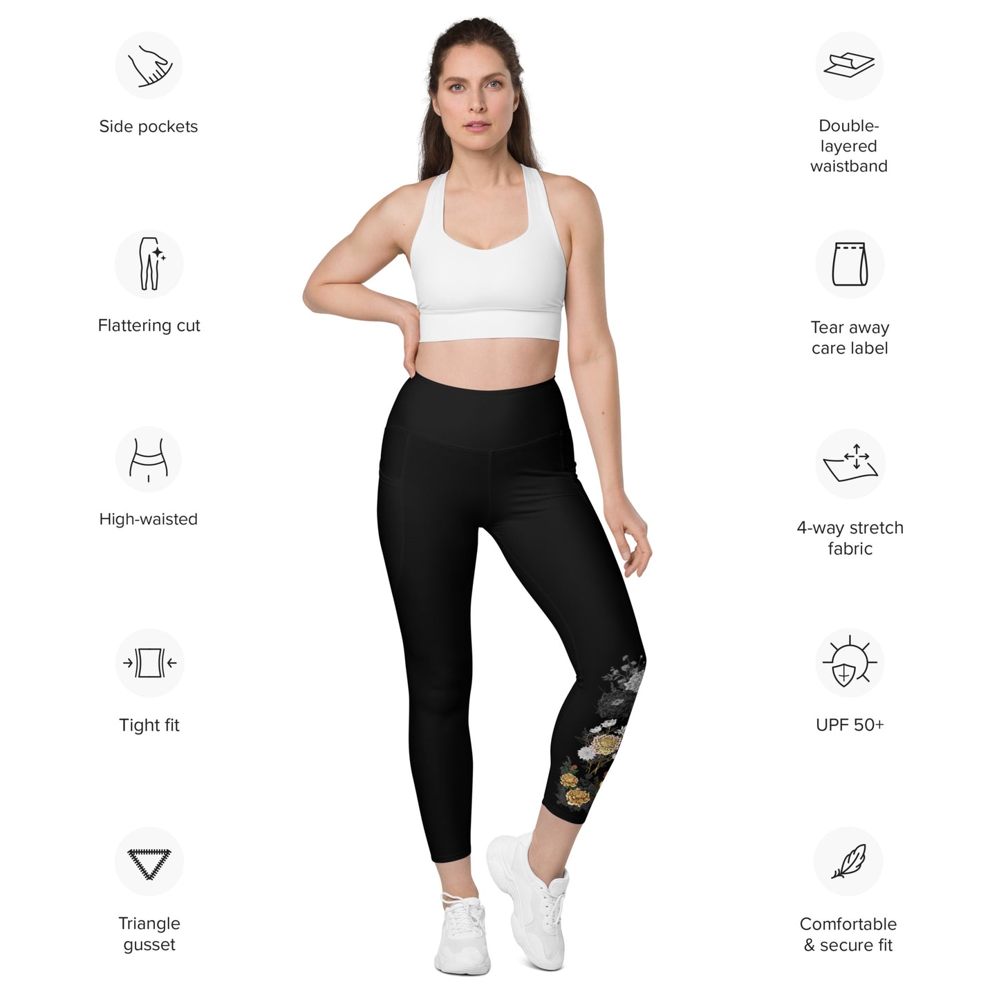 "Flowered" Leggings