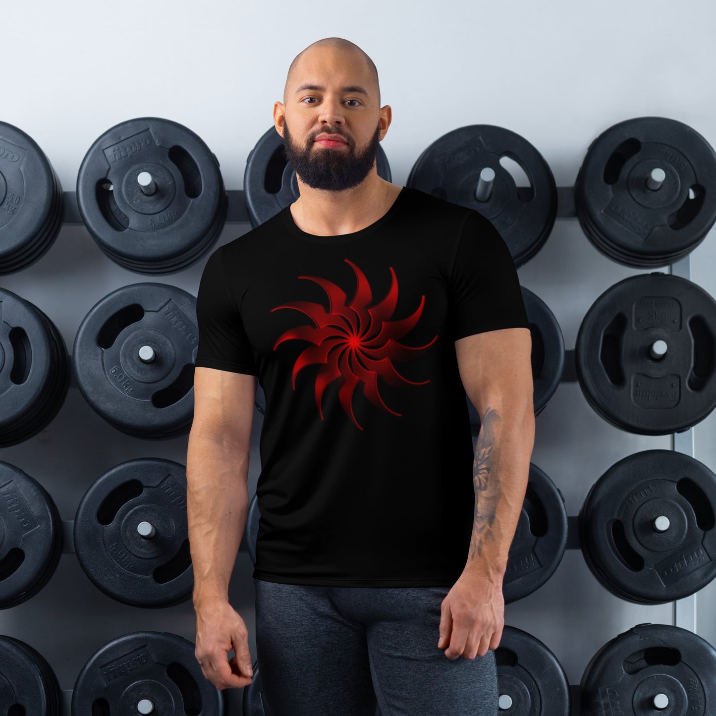 Red Fan Athletic T-Shirt