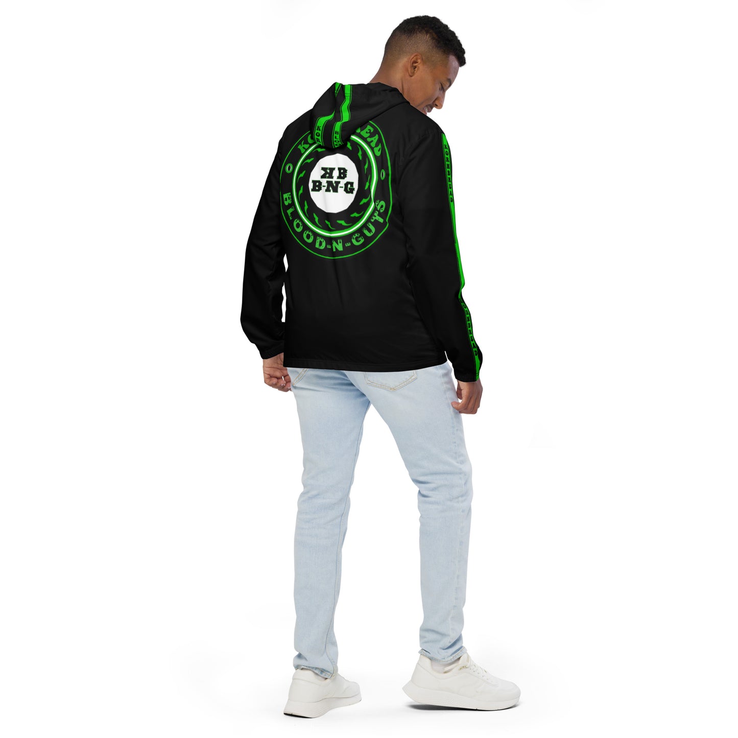 KBBNG Badge+ Men’s Windbreaker (Stripes)