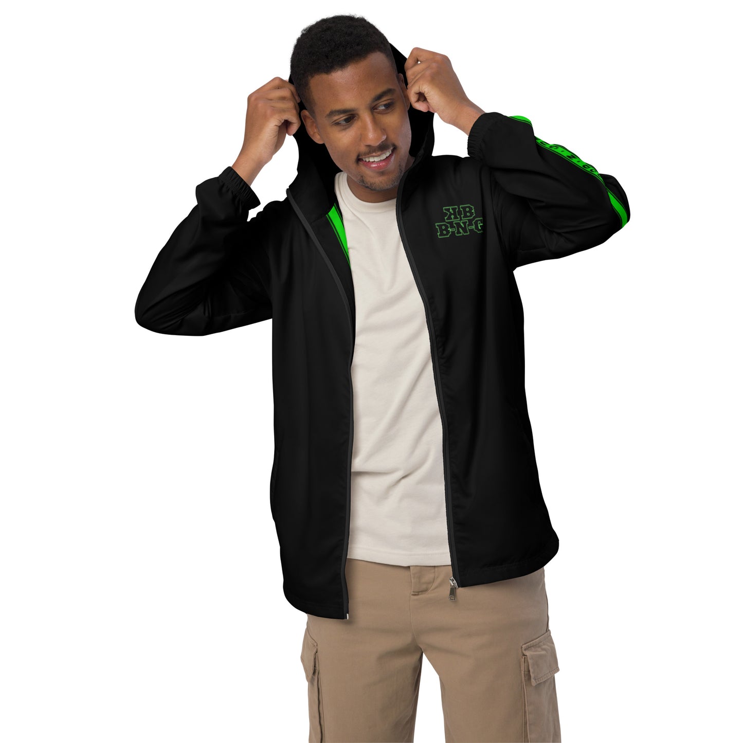 KBBNG Badge+ Men’s Windbreaker (Stripes)