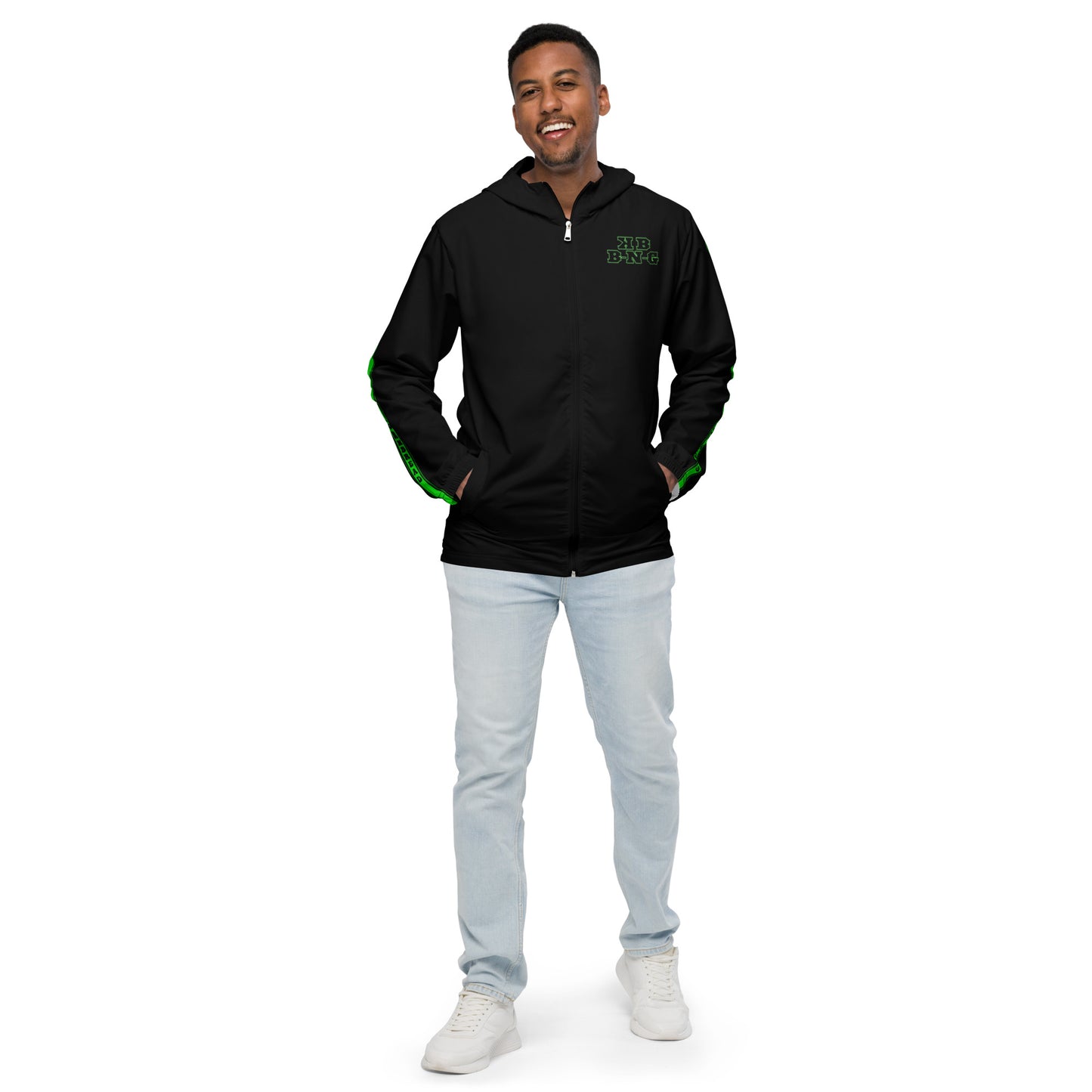 KBBNG Badge+ Men’s Windbreaker (Stripes)