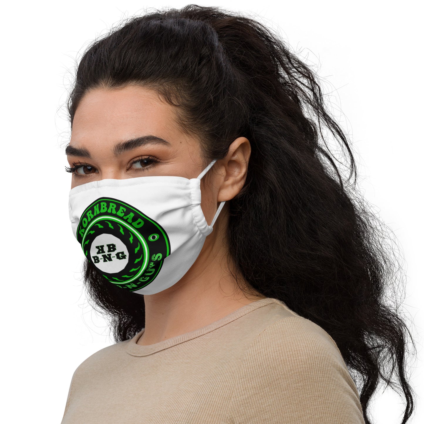 KBBNG White Premium Face Mask