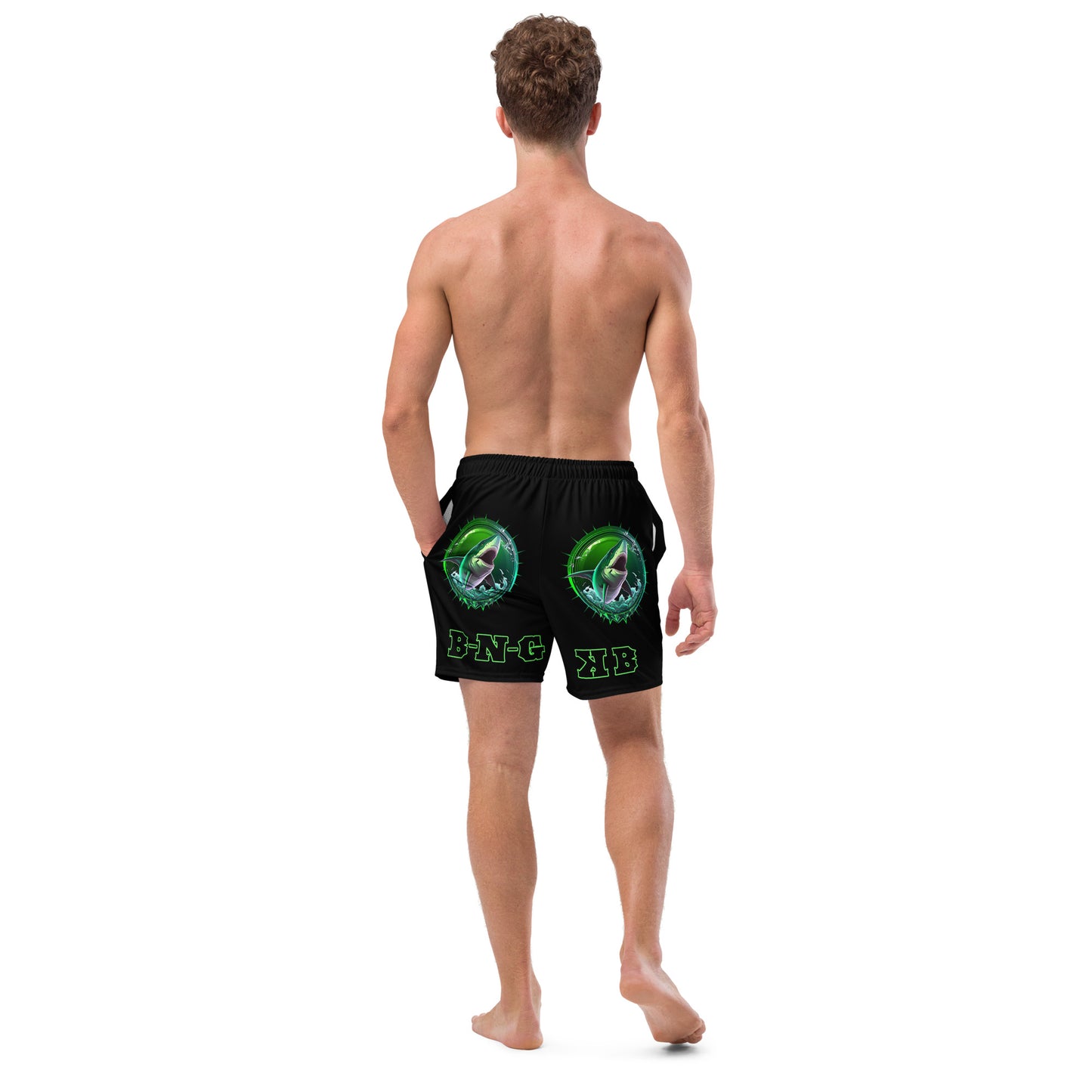 Seditious Sharks Men's Swim Trunks