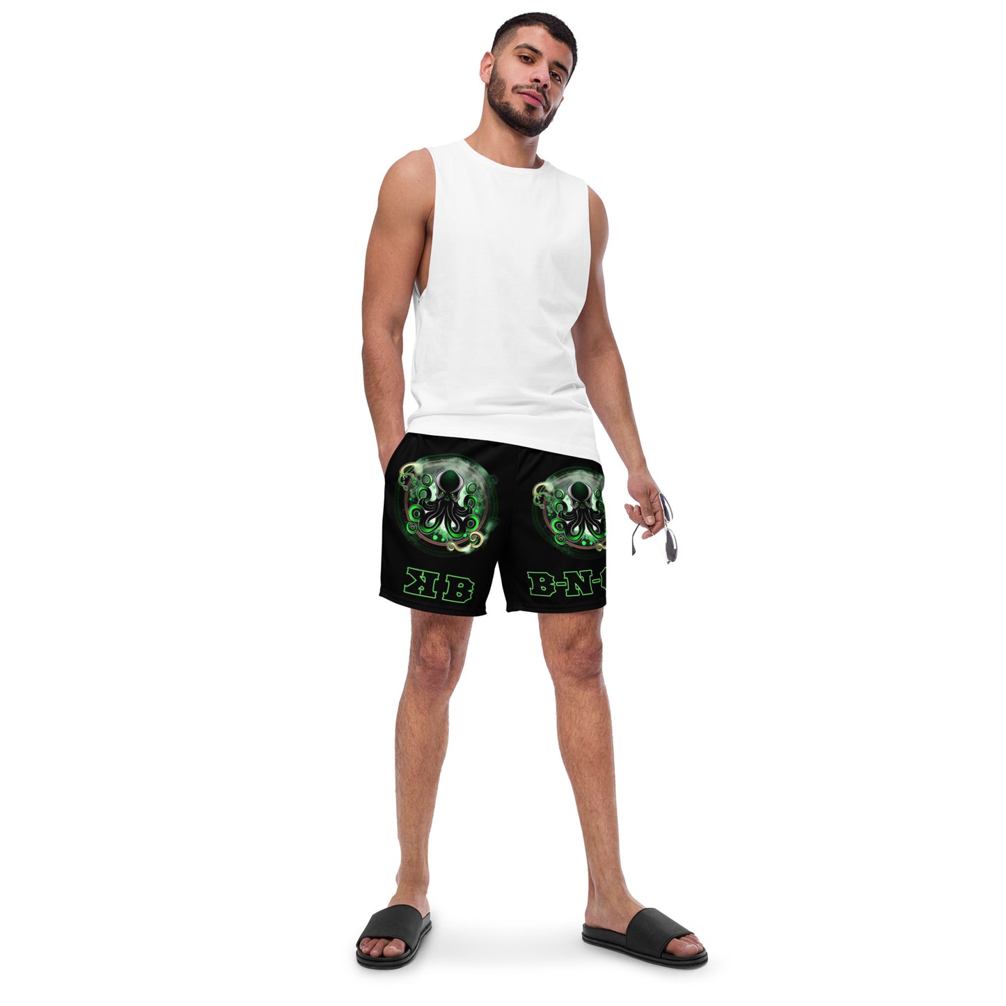 Shadow Squid Swim Trunks