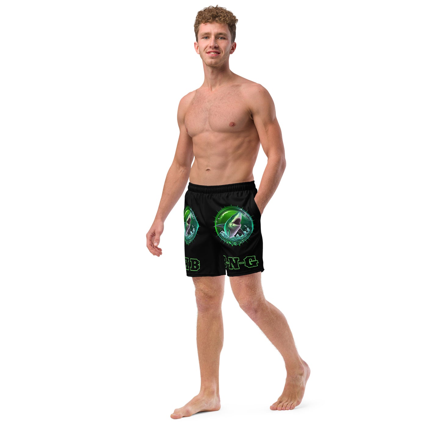 Seditious Sharks Men's Swim Trunks