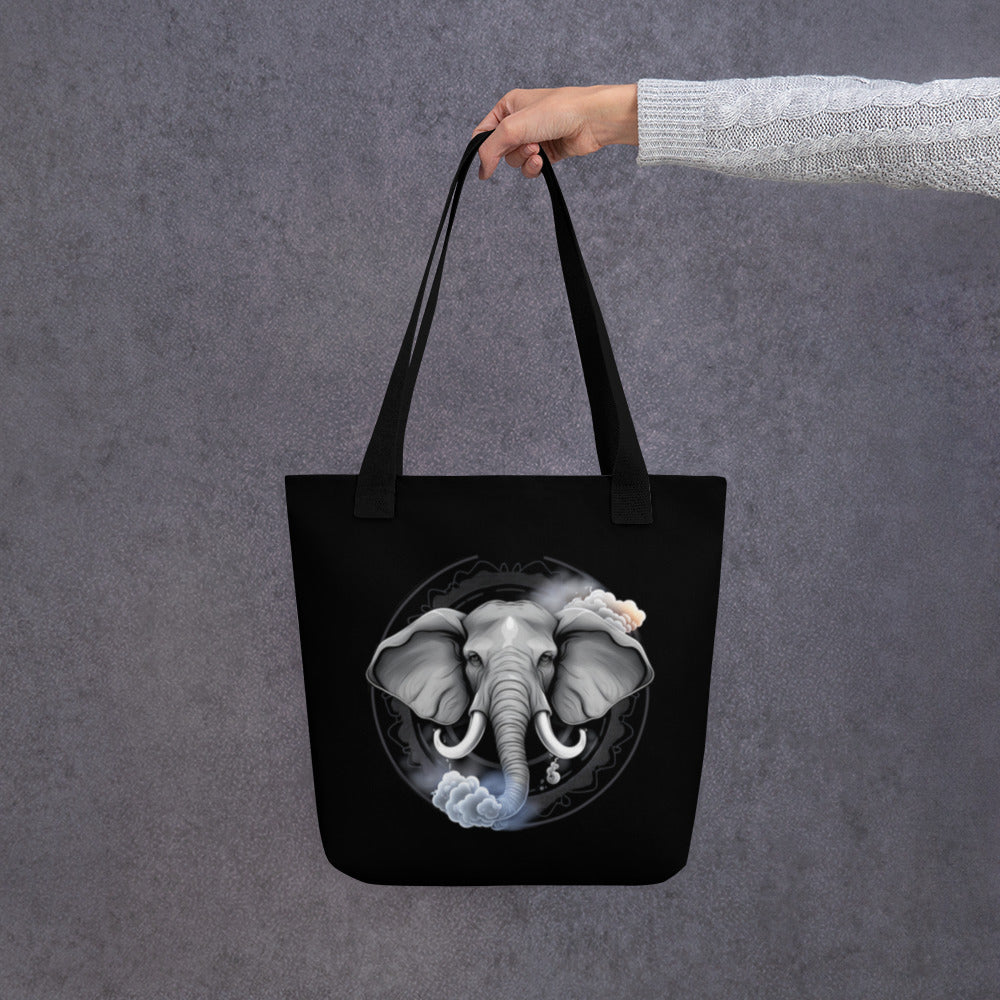 Elephant Storm Tote Bag