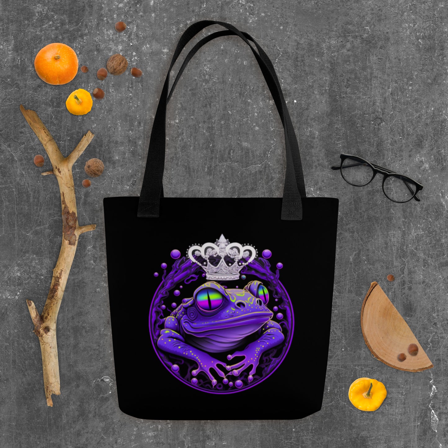 Royal Frog Tote Bag
