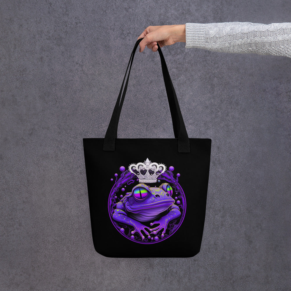 Royal Frog Tote Bag
