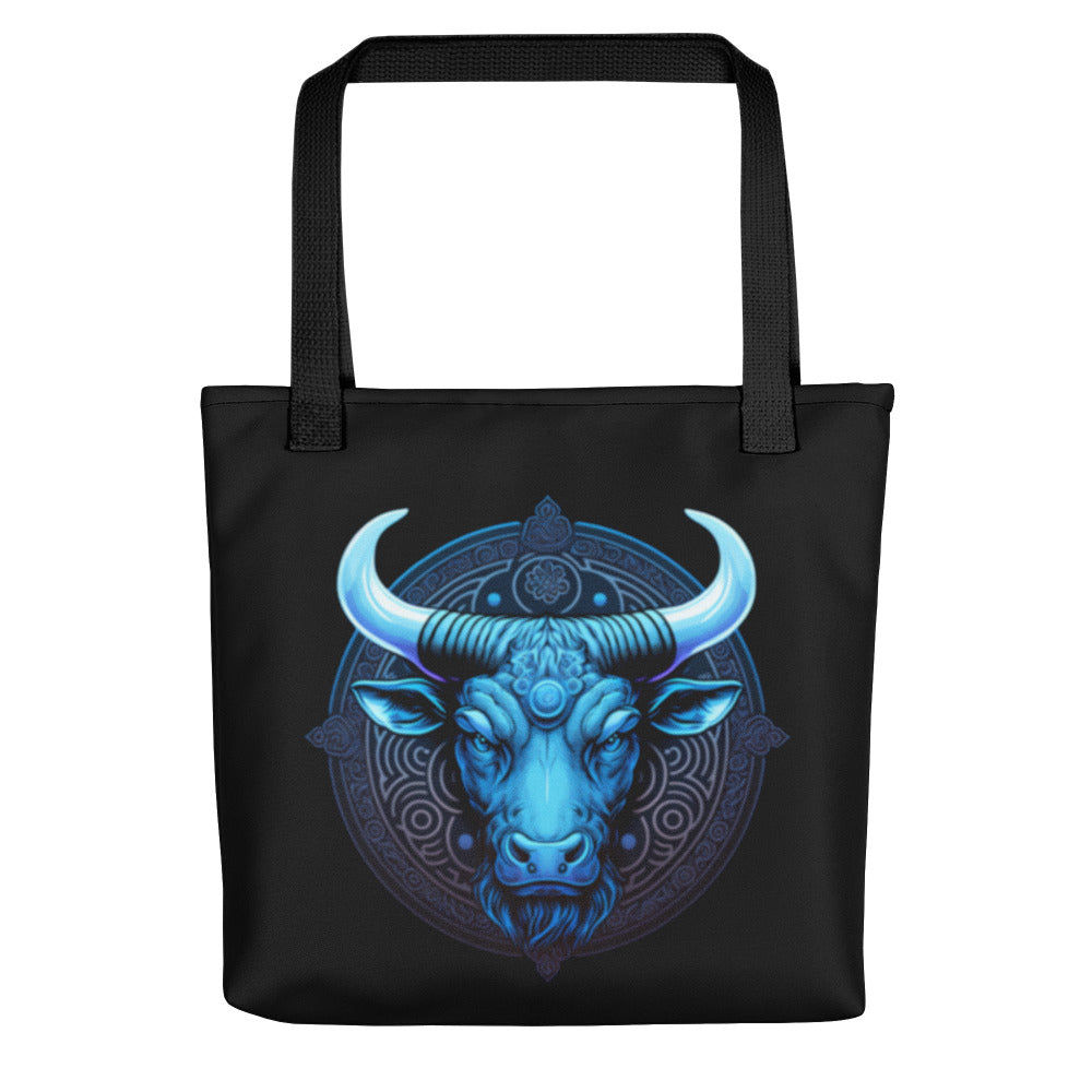 Blue Bull Tote Bag