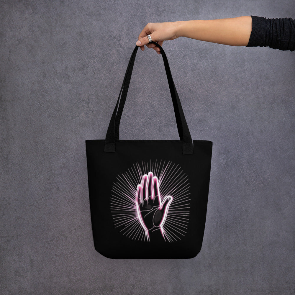 "Talk To The Hand" Tote bag