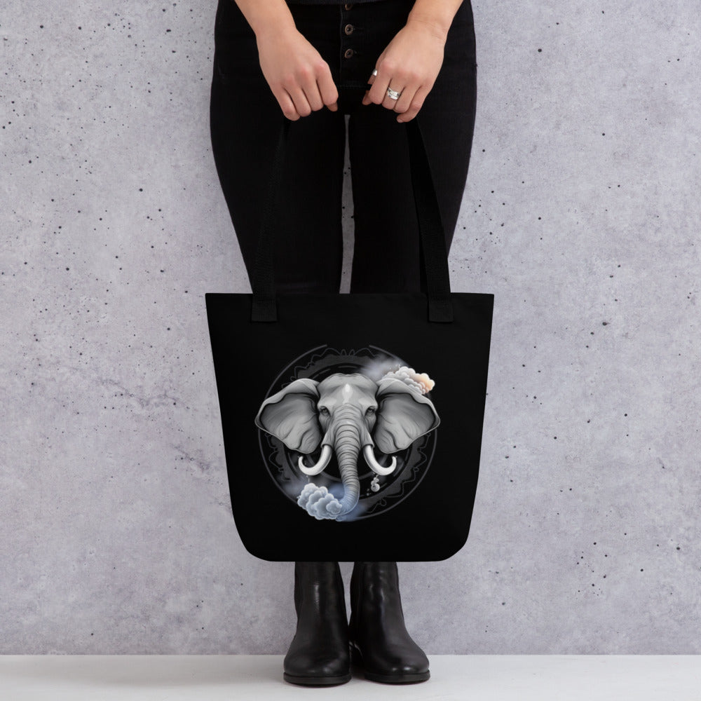 Elephant Storm Tote Bag