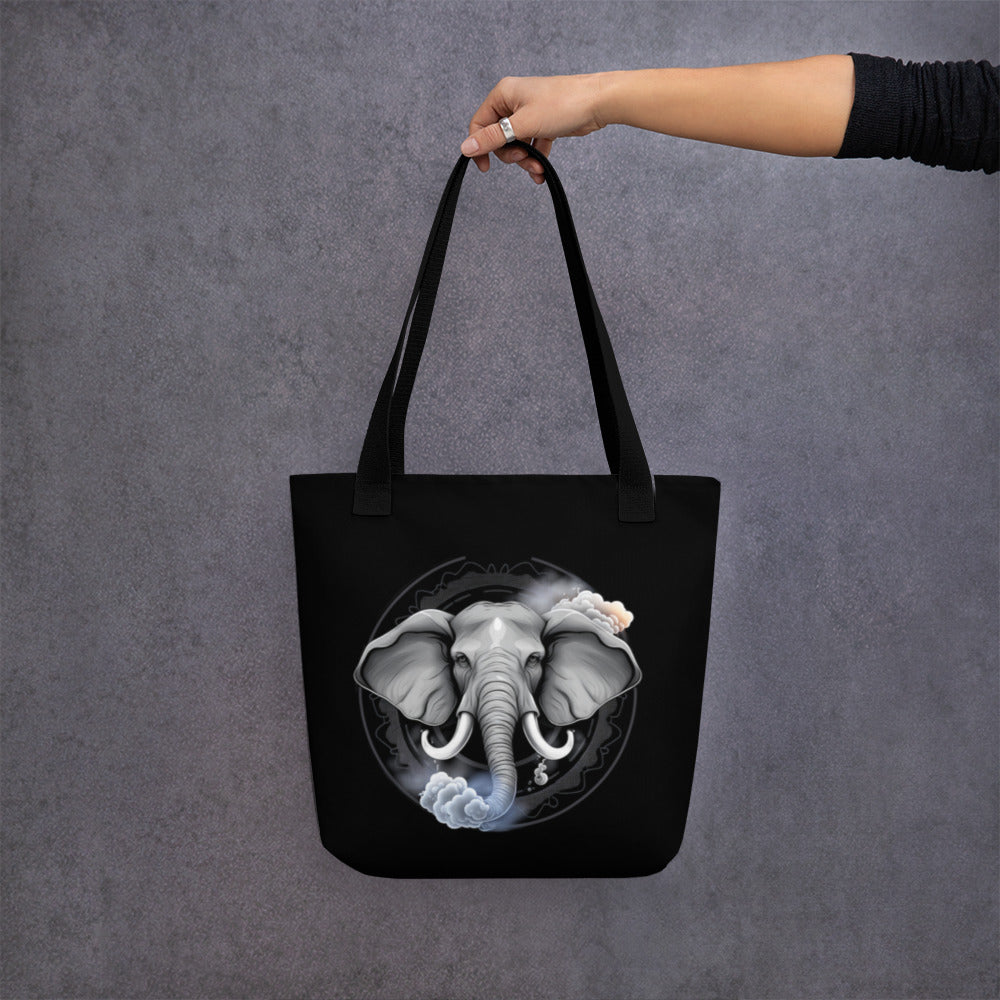 Elephant Storm Tote Bag