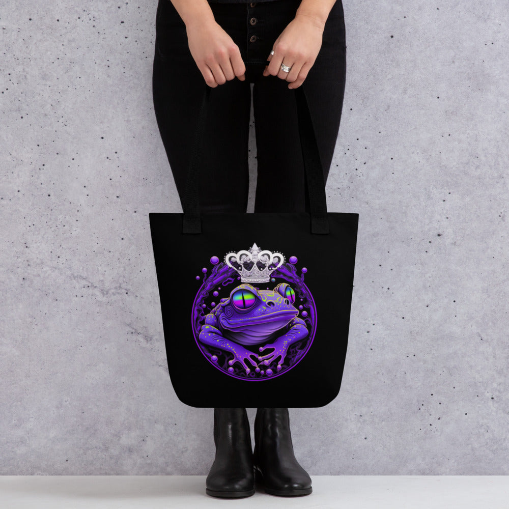 Royal Frog Tote Bag