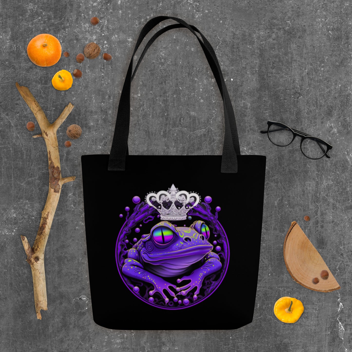 Royal Frog Tote Bag