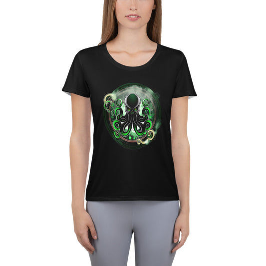 Shadow Squid Women's Athletic T-Shirt