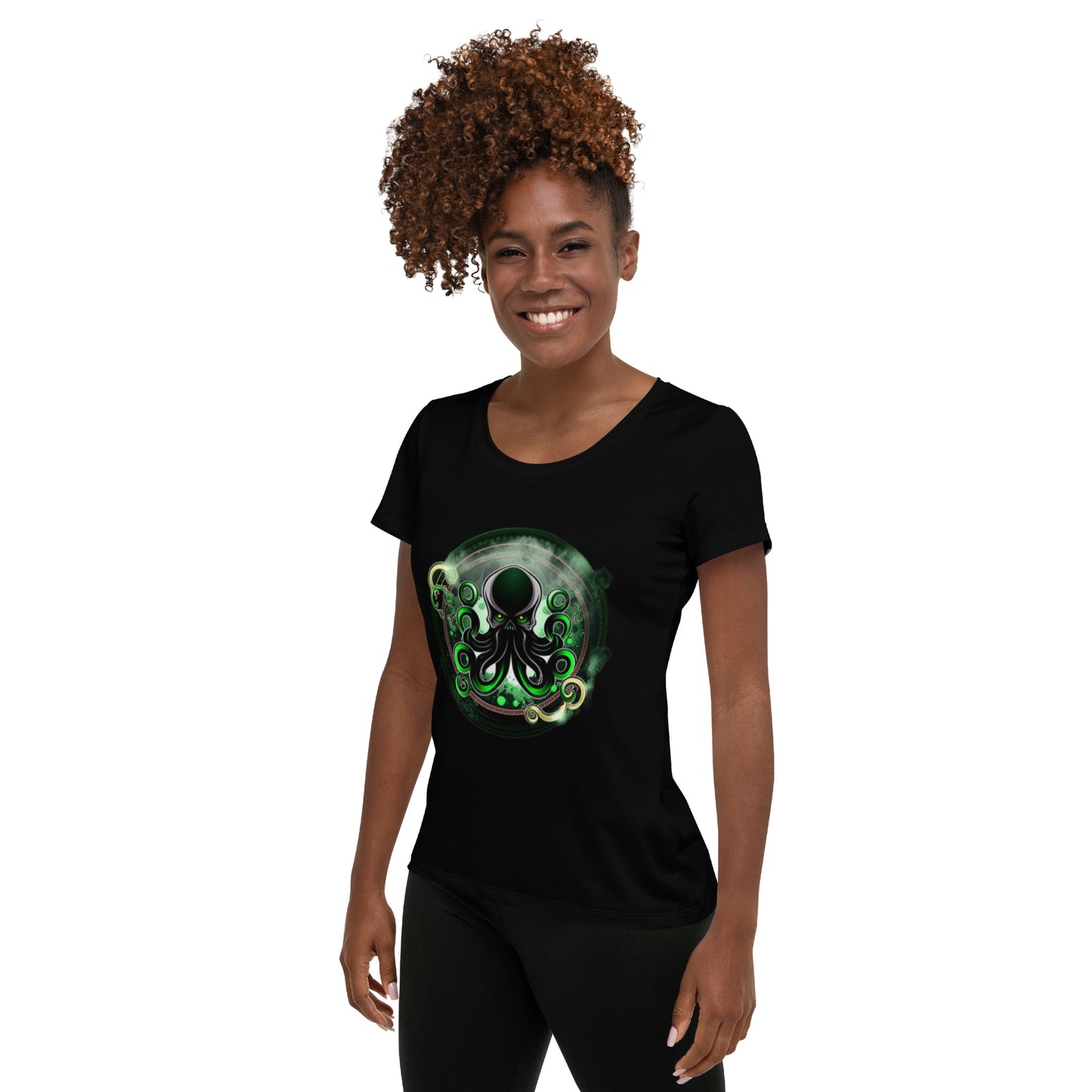 Shadow Squid Women's Athletic T-Shirt