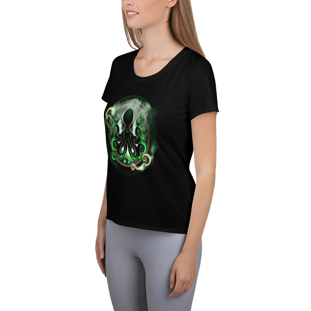 Shadow Squid Women's Athletic T-Shirt