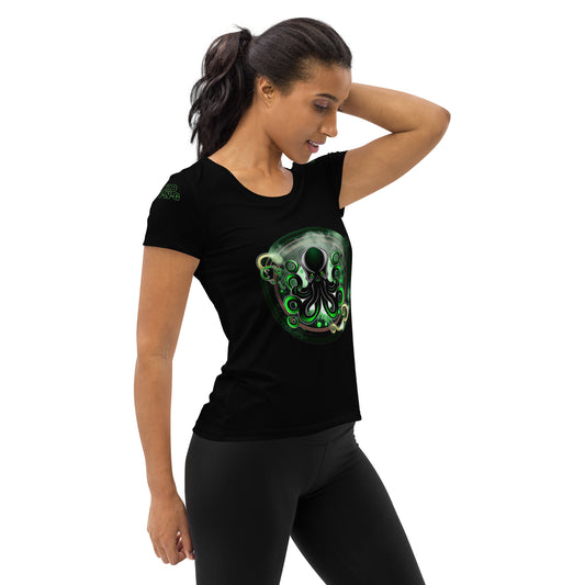 Shadow Squid Women's Athletic T-Shirt+
