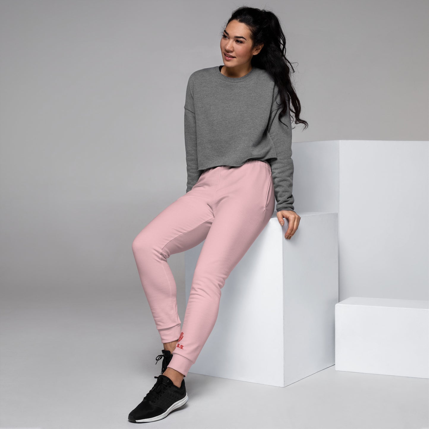 "No B.S." Women's Joggers (Pink)